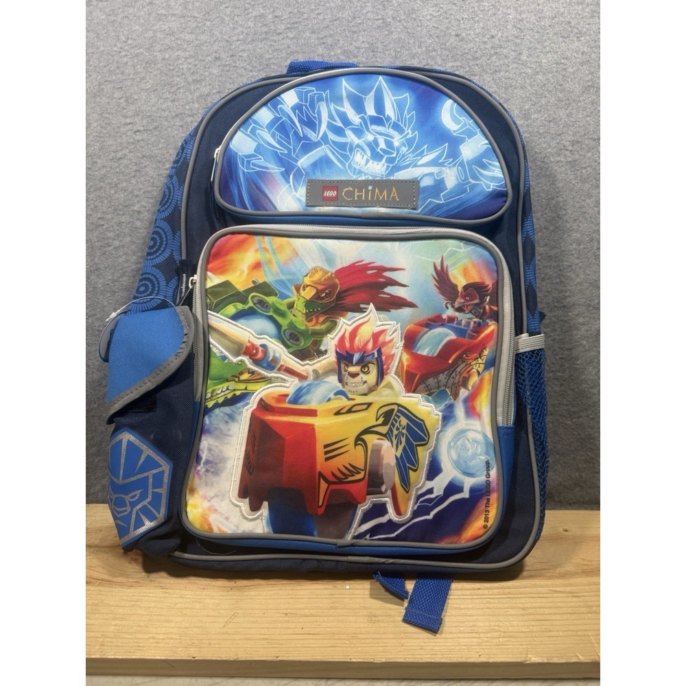 Lego Legends of Chima Laval Lennox 16" inches Backpack New Tags Licensed Product